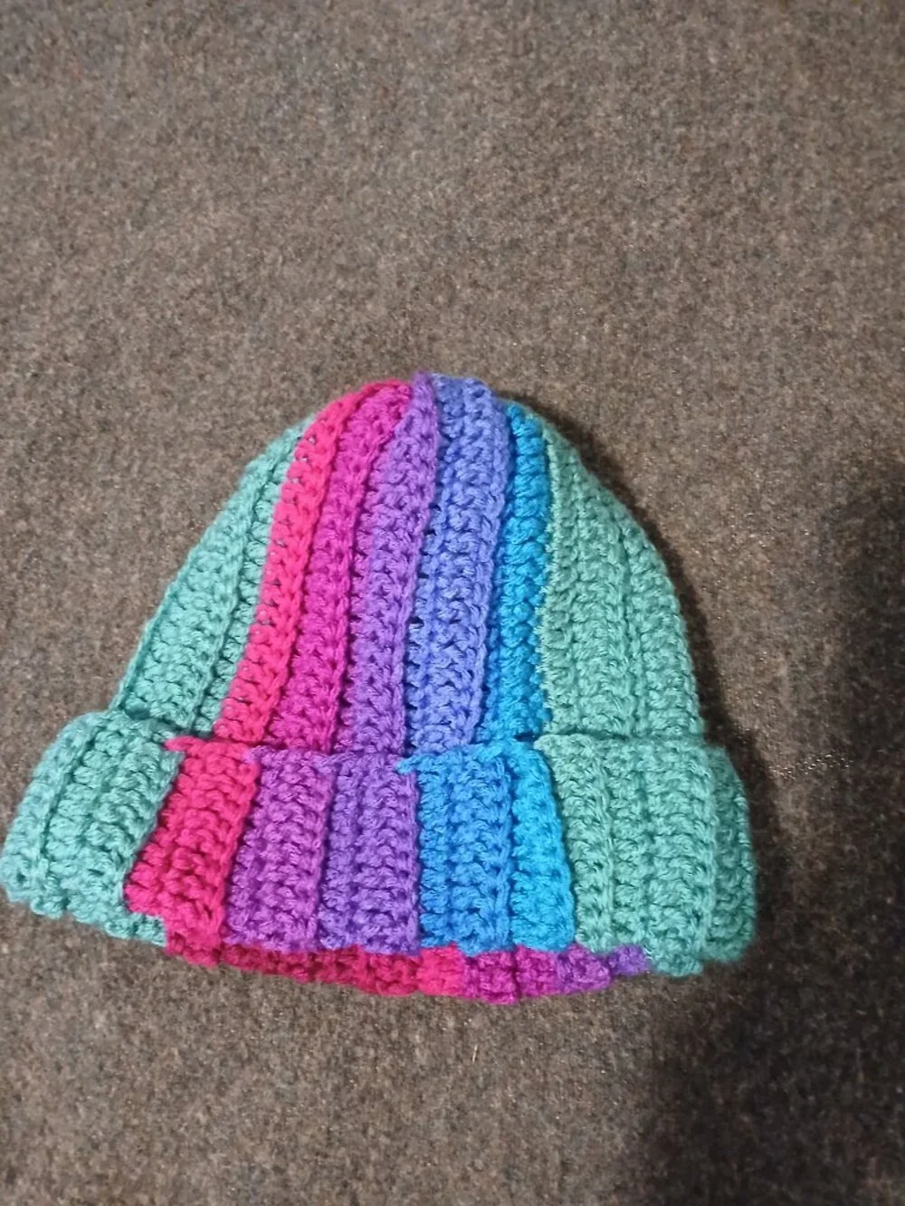 Handmade crochet beanie